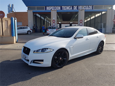 Jaguar XF Passes import test first time Jaguar XF outside ITV